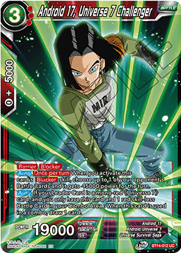 Android 17, Universe 7 Challenger (BT14-012) [Cross Spirits] For Cheap