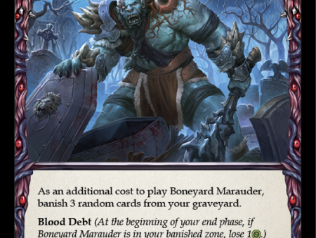 Boneyard Marauder (Red) [FAB023] (Promo)  Rainbow Foil Discount