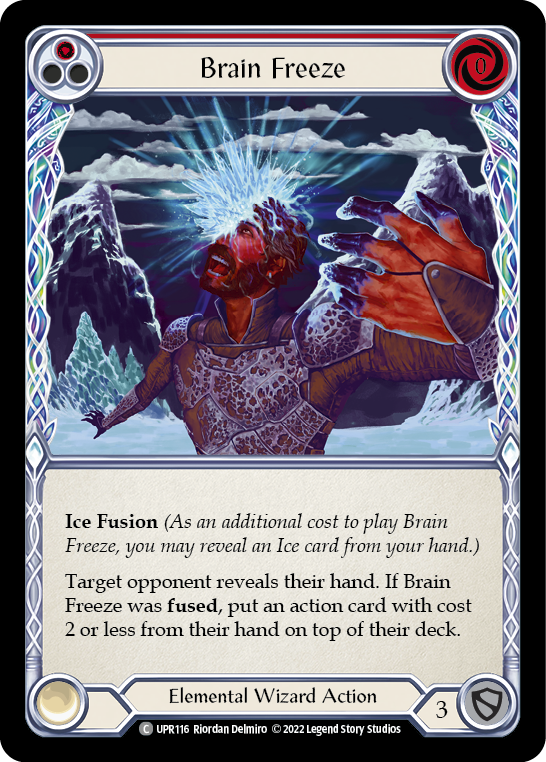 Brain Freeze (Red) [UPR116] (Uprising)  Rainbow Foil For Cheap