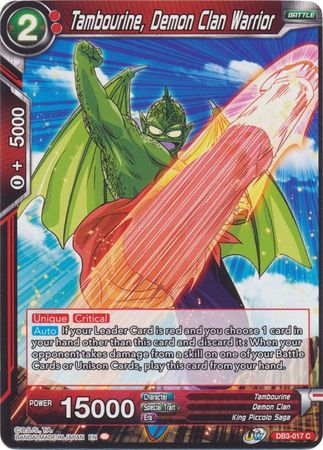 Tambourine, Demon Clan Warrior (DB3-017) [Giant Force] Sale