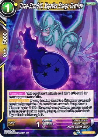 Three-Star Ball, Negative Energy Overflow (BT11-115) [Vermilion Bloodline] Online now