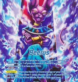 Beerus    Beerus, God of Destruction Returns (BT9-126) [Universal Onslaught] Cheap