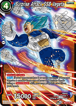 Surprise Attack SSB Vegeta (Starter Deck - Pride of the Saiyans) (SD15-05) [Cross Spirits] Cheap