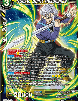 Trunks, Spirit Resonance (EX18-03) [Namekian Boost] Fashion