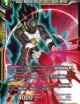 Black Masked Saiyan, Spirit Boost Minion (Starter Deck - Darkness Reborn) (SD16-05) [Cross Spirits] on Sale