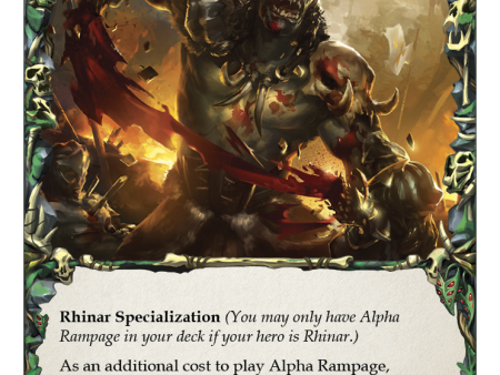 Alpha Rampage [1HP010] (History Pack 1) Online Hot Sale