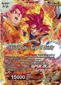 Super Saiyan Son Goku    SSG Son Goku, Surge of Divinity (EX09-03) [Saiyan Surge] Supply