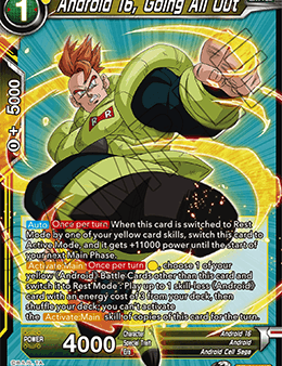 Android 16, Going All Out (Common) (BT13-112) [Supreme Rivalry] Hot on Sale