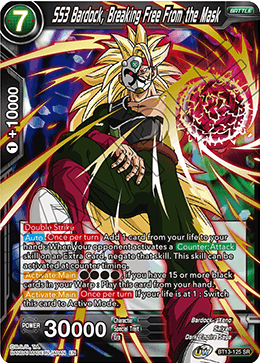 SS3 Bardock, Breaking Free From the Mask (BT13-125) [Supreme Rivalry] on Sale