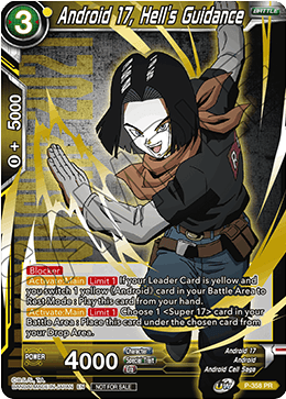 Android 17, Hell s Guidance (Gold Stamped) (P-358) [Tournament Promotion Cards] Supply