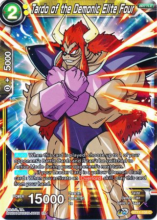 Tardo of the Demonic Elite Four (BT11-108) [Vermilion Bloodline] For Sale