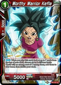 Worthy Warrior Kefla (Divine Multiverse Draft Tournament) (DB2-009) [Tournament Promotion Cards] Fashion