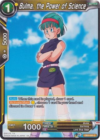 Bulma, the Power of Science (DB3-090) [Giant Force] Discount