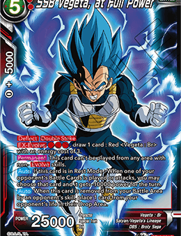 SSB Vegeta, at Full Power (Rare) (BT13-021) [Supreme Rivalry] Cheap