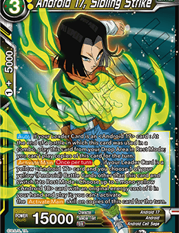 Android 17, Sibling Strike (Uncommon) (BT13-109) [Supreme Rivalry] Online Hot Sale