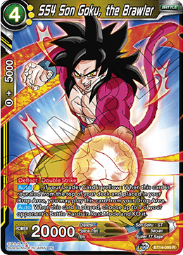 SS4 Son Goku, the Brawler (BT14-095) [Cross Spirits] Hot on Sale