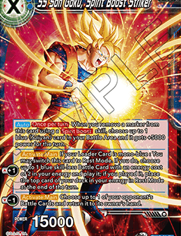 SS Son Goku, Spirit Boost Striker (EX17-01) [Saiyan Booster] For Sale