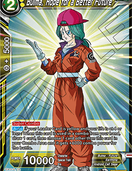 Bulma, Hope for a Better Future (Rare) (BT13-105) [Supreme Rivalry] Cheap