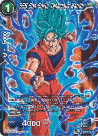 SSB Son Goku, Tenacious Warrior (Starter Deck - Spirit of Potara) (SD12-03) [Rise of the Unison Warrior] For Sale