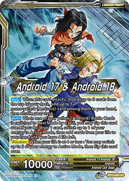 Android 17 & Android 18    Android 17 & Android 18, Harbingers of Calamity (Uncommon) (BT13-092) [Supreme Rivalry] Online Hot Sale