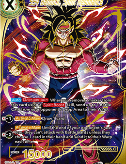 SS4 Bardock, Spirit Resonance (SPR) (BT14-122) [Cross Spirits] Online now