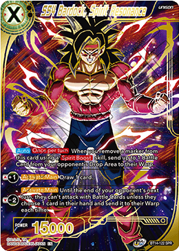 SS4 Bardock, Spirit Resonance (SPR) (BT14-122) [Cross Spirits] Online now