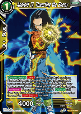 Android 17, Thwarting the Enemy (BT14-109) [Cross Spirits] Discount