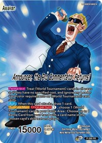 Announcer    Announcer, the Pro Commentator Returns! (P-269) [Vicious Rejuvenation Prerelease Promos] Online Hot Sale