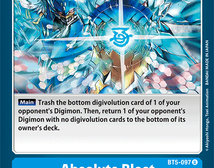 Absolute Blast [BT5-097] [Battle of Omni] Discount