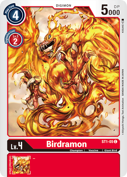 Birdramon [ST1-05] [Starter Deck: Gaia Red] Sale