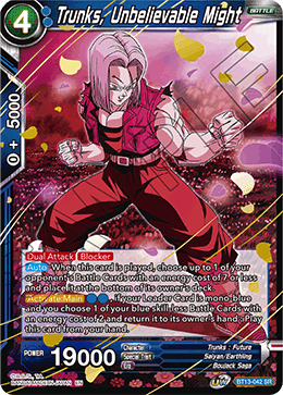 Trunks, Unbelievable Might (BT13-042) [Supreme Rivalry] Online