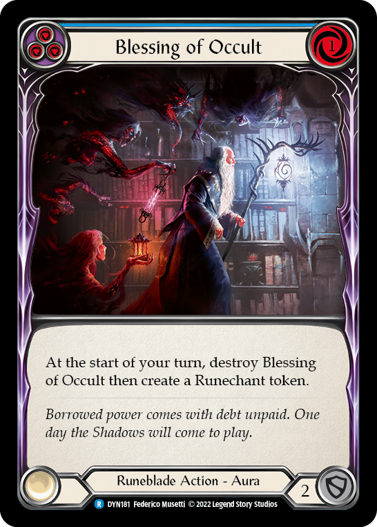 Blessing of Occult (Blue) [DYN181] (Dynasty) For Cheap