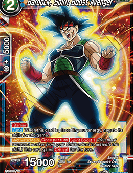 Bardock, Spirit Boost Avenger (EX17-02) [Saiyan Booster] Supply