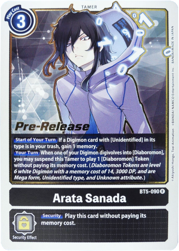 Arata Sanada [BT5-090] [Battle of Omni Pre-Release Promos] Supply