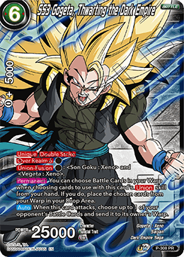 SS3 Gogeta, Thwarting the Dark Empire (Winner Stamp) (P-308_PR) [Tournament Promotion Cards] Supply