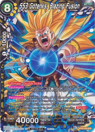 SS3 Gotenks, Blazing Fusion (BT10-153) [Revision Pack 2020] For Discount