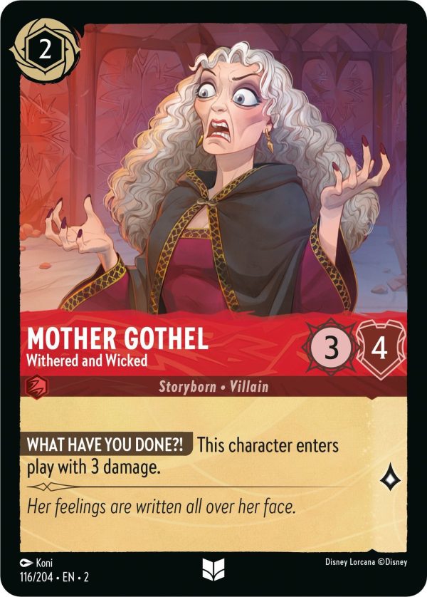 Mother Gothel - Withered and Wicked (116 204) [Rise of the Floodborn] For Sale