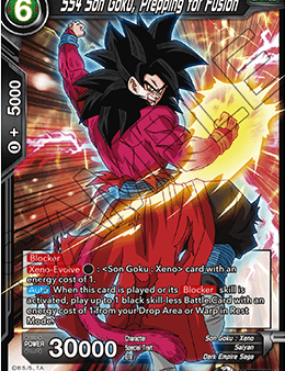 SS4 Son Goku, Prepping for Fusion (BT14-125) [Cross Spirits] Discount