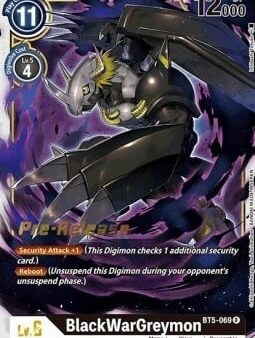 BlackWarGreymon [BT5-069] [Battle of Omni Pre-Release Promos] on Sale